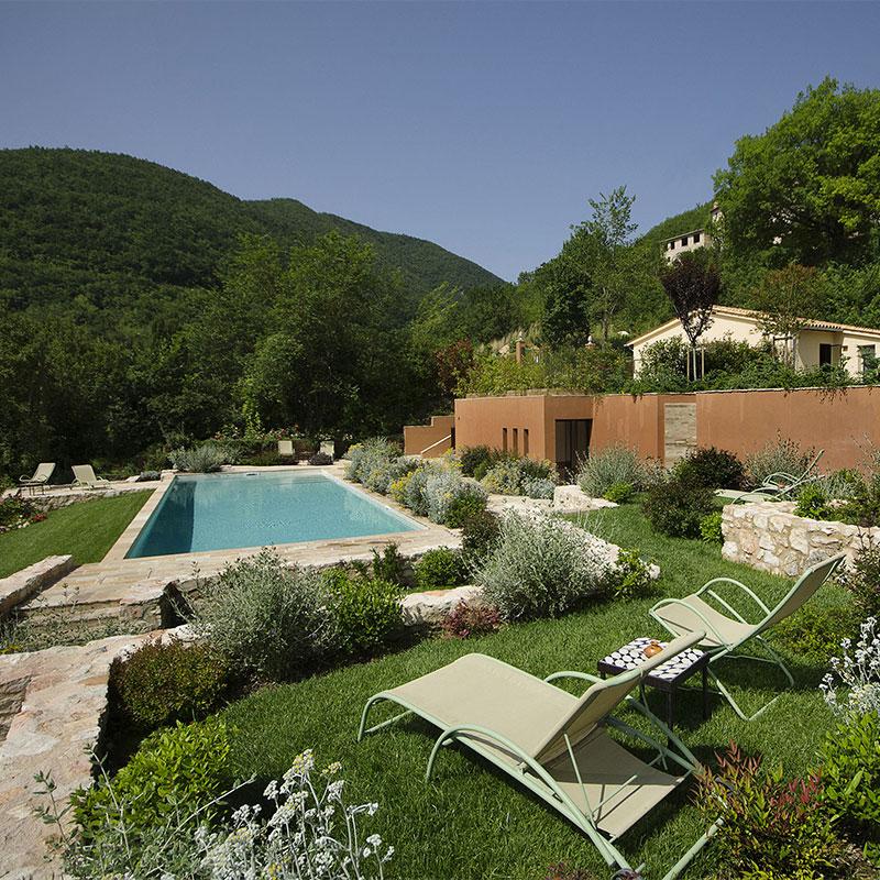 La piscina e il centro benessere