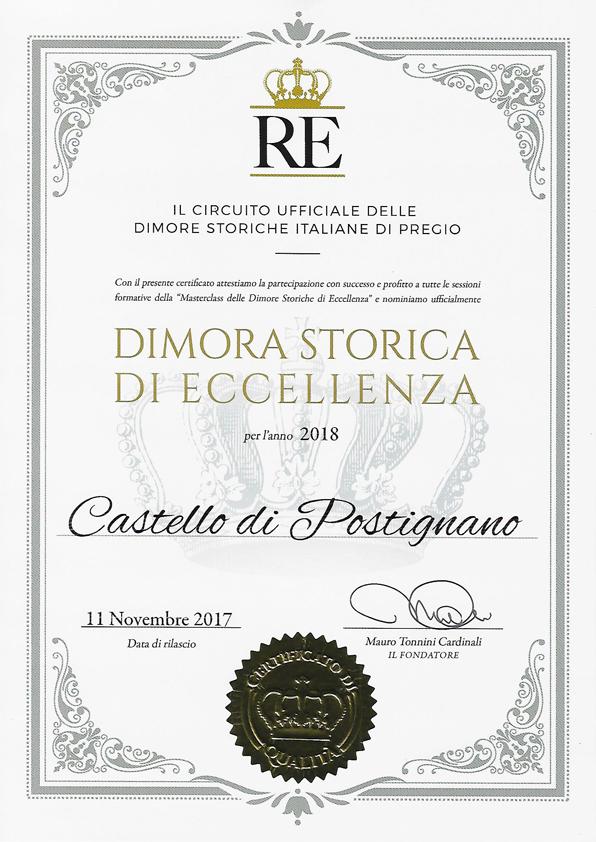 Dimora storica di eccellenza